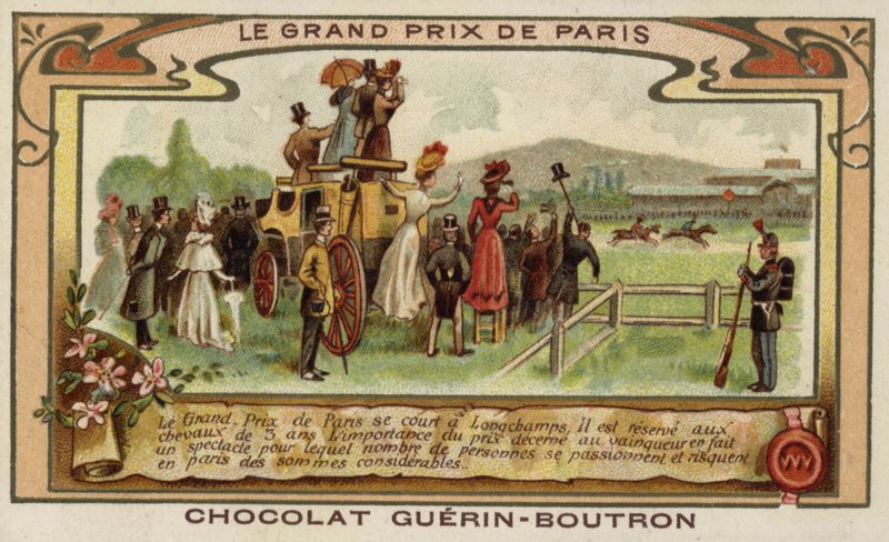 Grand Prix de Paris horse race, Longchamps (chromolitho) 作者 法语学校