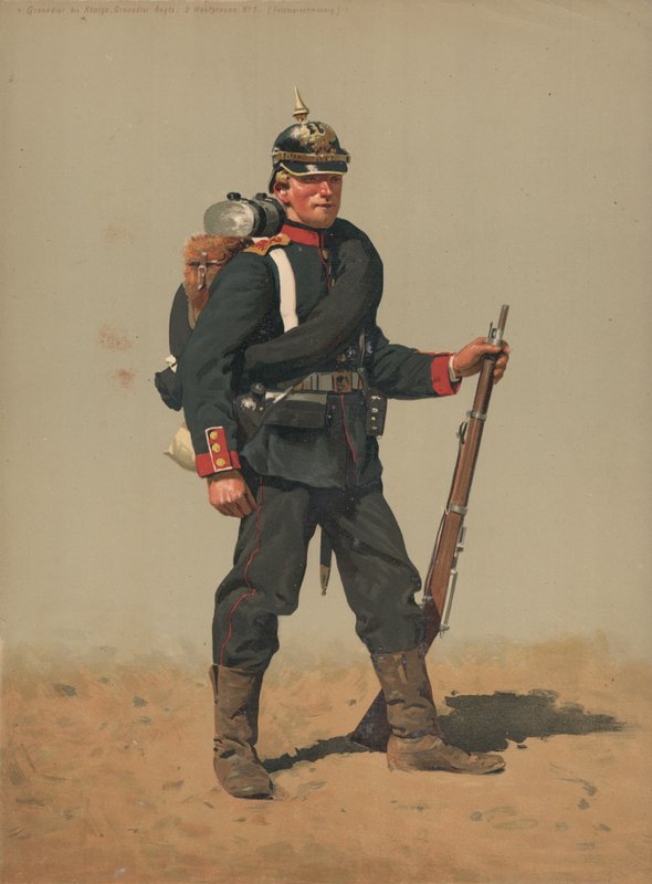 Grenadier der Konigs Grenadier Regts，2 Westpreuss，No 7，Feldmarchmassig 作者 法语学校