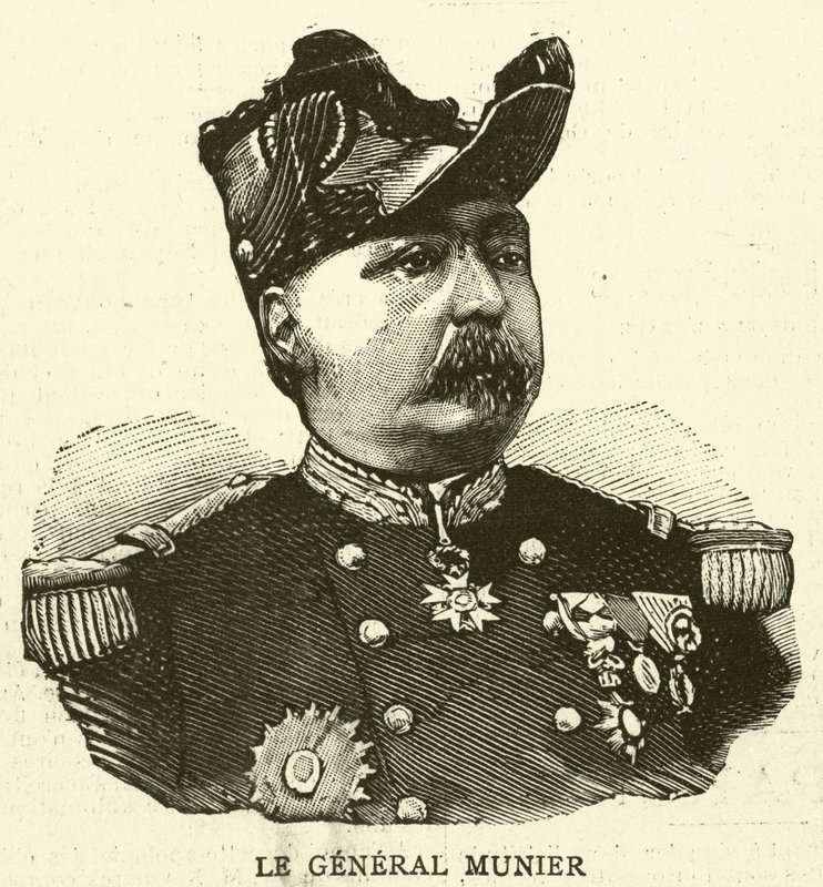 Gustave-Joseph Munier, French general (engraving) 作者 法语学校