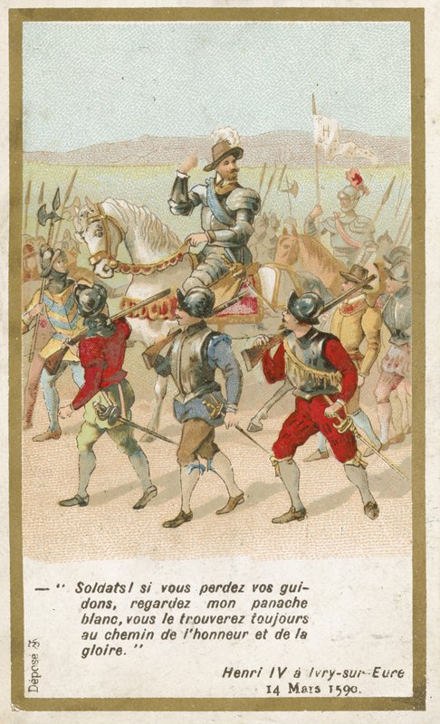 亨利四世，法国国王，Ivry-sur-Eure，1590年3月14日 作者 法语学校