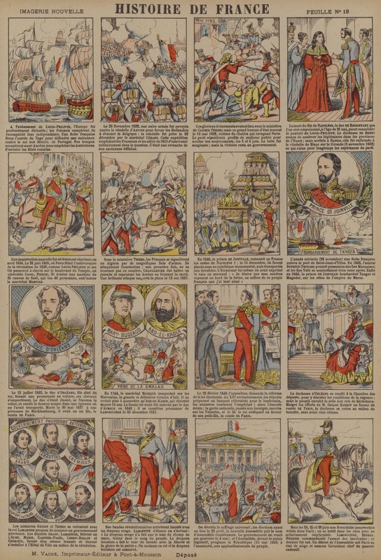 从路易-菲利普登基到 1848 年大革命的法国历史（彩色石印版） 作者 法语学校