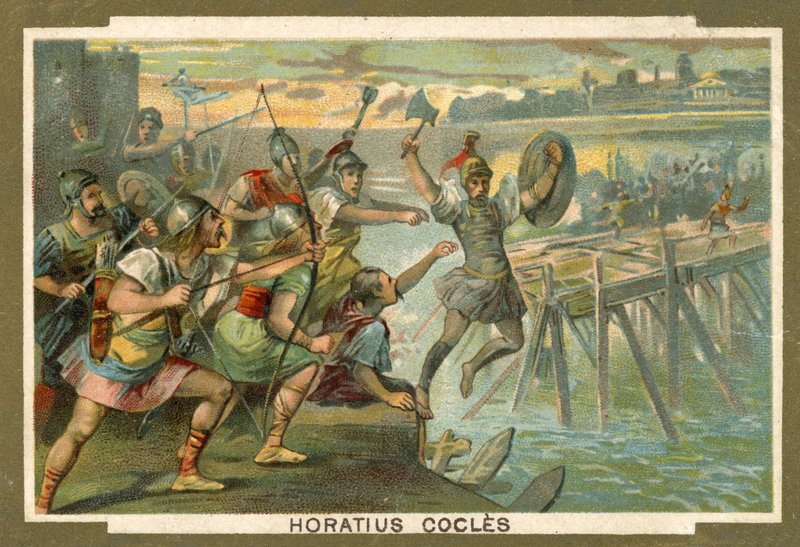Horatius Cocles在桥上 作者 法语学校