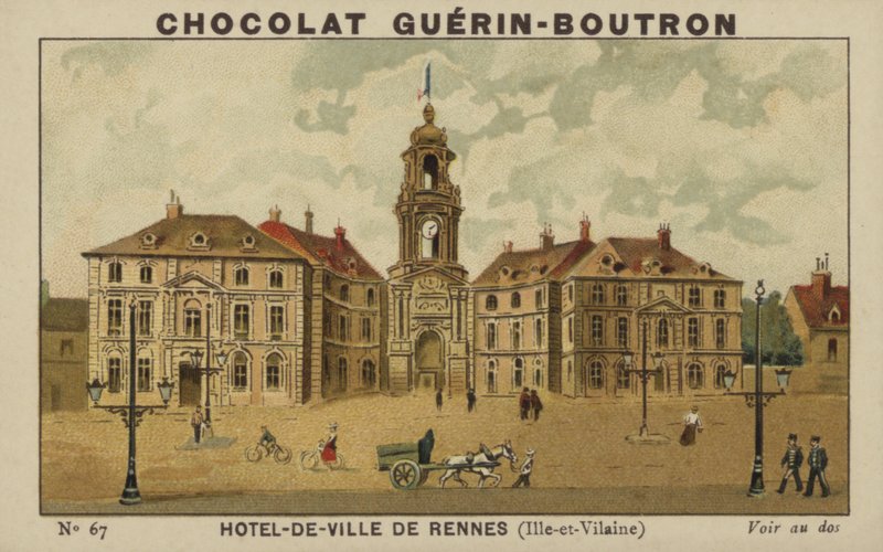 Hotel-de-Ville of Rennes，Ille-et-Vilaine 作者 法语学校