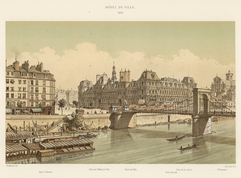 Hotel de Ville，1842 作者 法语学校