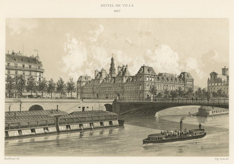 Hotel de Ville，1867 作者 法语学校