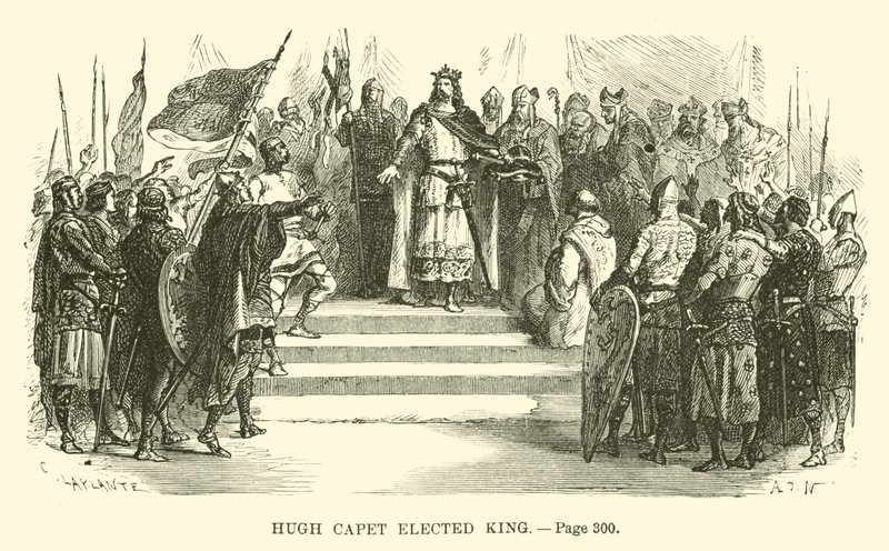 Hugh Capet当选国王 作者 法语学校