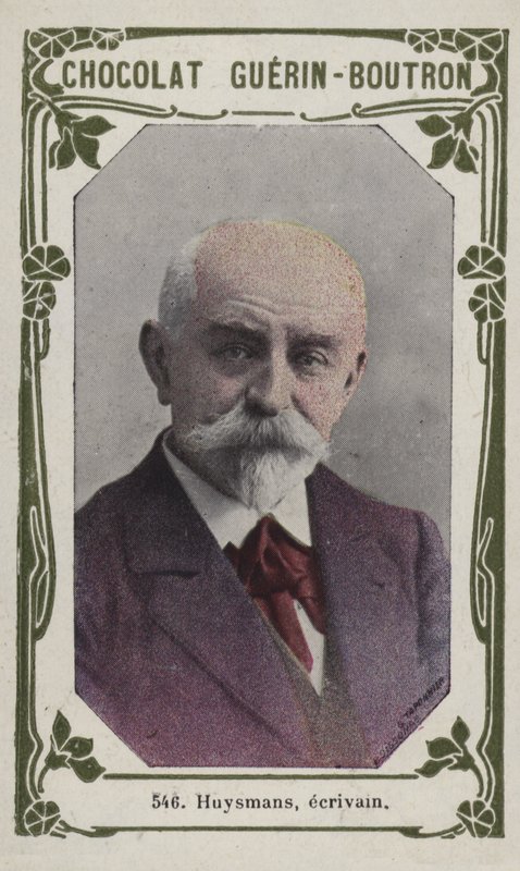 Huysmans，作家（彩色照片） 作者 法语学校