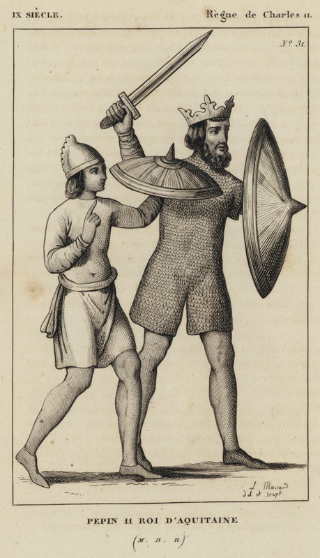 IX Siecle, Regne de Charles II, Pepin II, Roi d