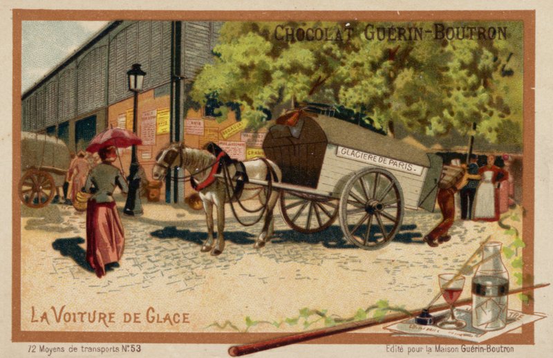 Ice cart (chromolitho) 作者 法语学校