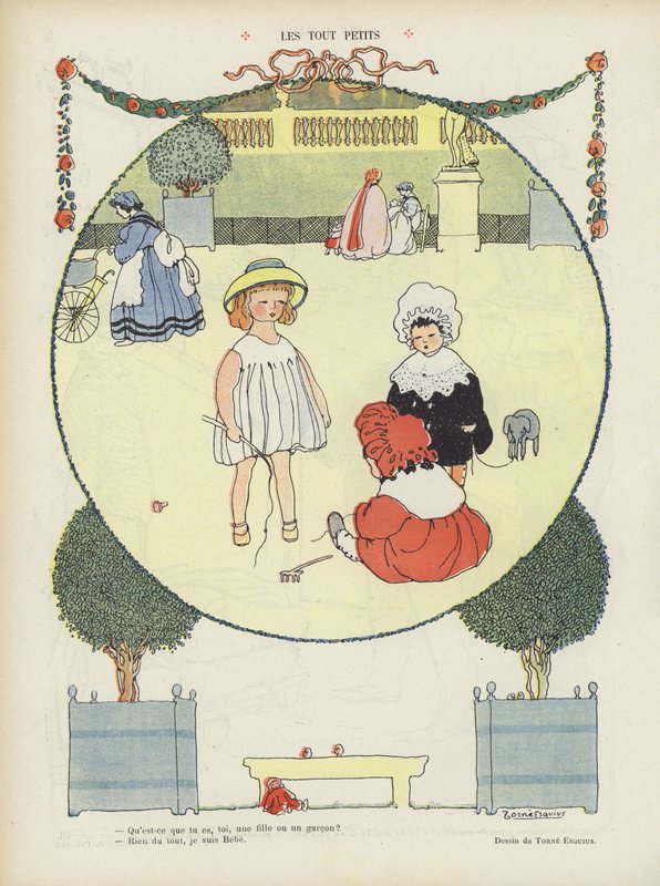 Le Rire 插图（彩色石版画） 作者 法语学校