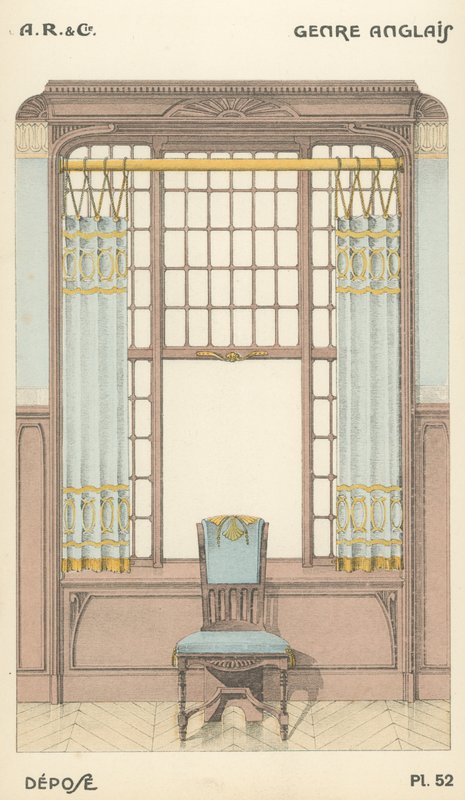 从室内设计产品目录的例证从AR＆Cie，法国 作者 法语学校