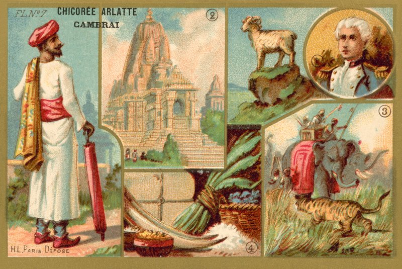 India (chromolitho) 作者 法语学校