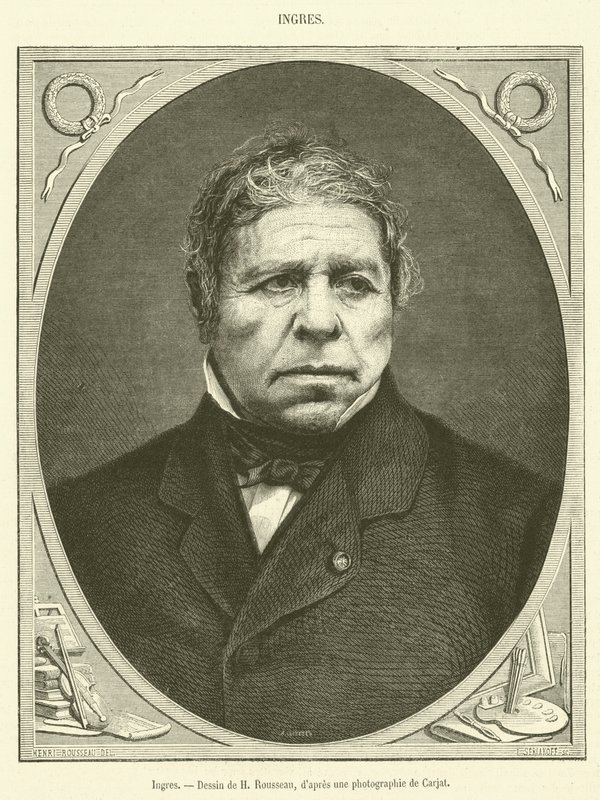 Ingres (engraving) 作者 法语学校
