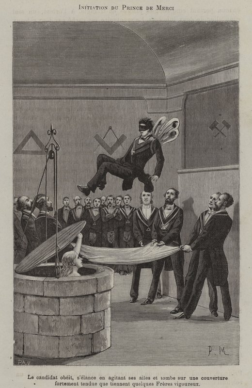 Initiation of a Prince of Mercy (engraving) 作者 法语学校