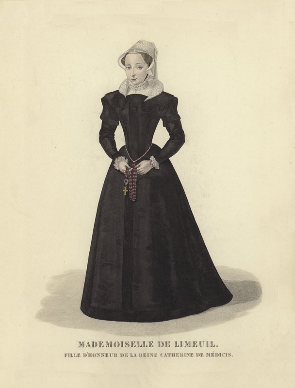 Isabelle de Limeuil，Catherine de Medici的荣誉女仆，法国国王亨利二世的妻子 作者 法语学校