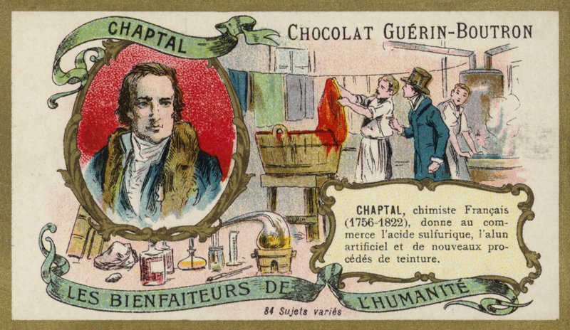 Jean-Antoine Chaptal，法国化学家（chromolitho） 作者 法语学校