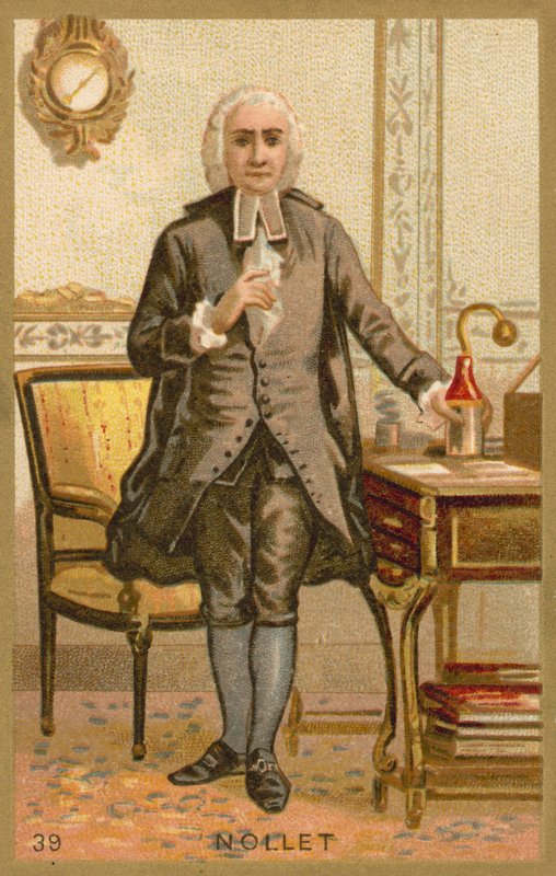 Jean-Antoine Nollet，法国牧师和物理学家 作者 法语学校