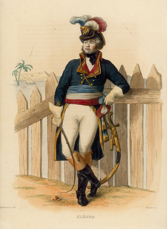 Jean-Baptiste Kleber（彩色雕刻） 作者 法语学校