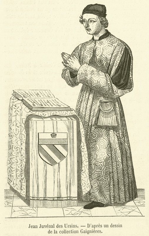 Jean Juvenal des Ursins (雕刻) 作者 法语学校