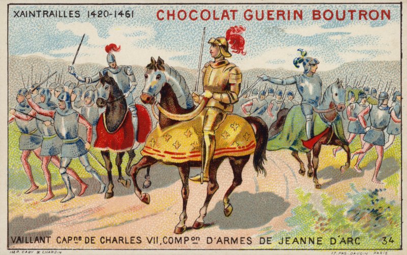 Jean Poton de Xaintrailles，法国军事指挥官（chromolitho） 作者 法语学校