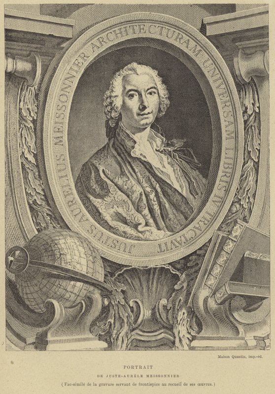 Juste-Aurele Meissonnier，法国金匠，艺术家，建筑师和家具设计师 作者 法语学校
