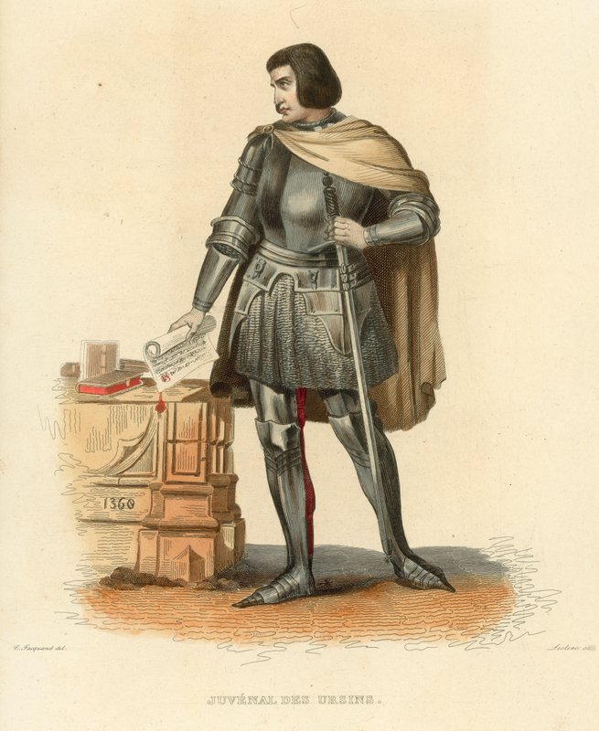 Juvenal des Ursins（彩色雕刻） 作者 法语学校