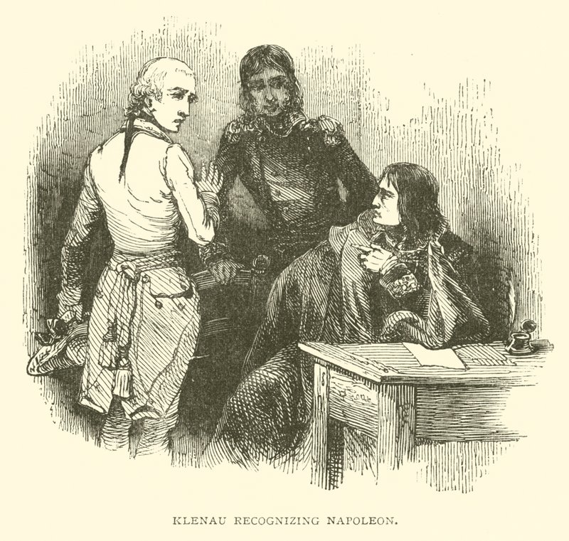 Klenau recognizing Napoleon (engraving) 作者 法语学校