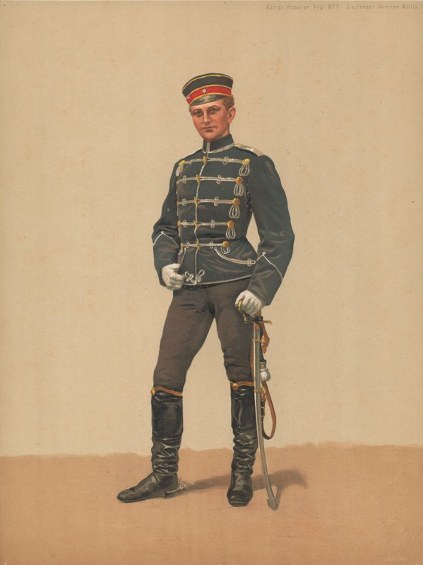 King&39;s Hussars Regt No. 7，中尉Interim Attila 作者 法语学校