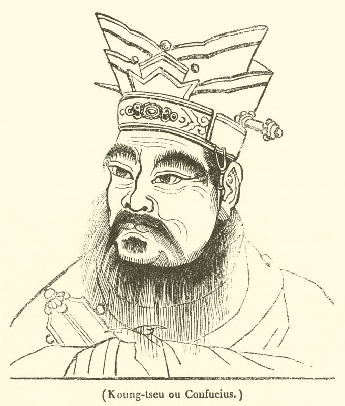 孔子》（雕刻），《孔子》（雕刻）。 作者 法语学校