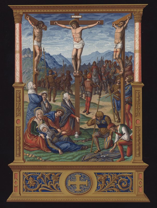 La Calvaire，15世纪末的法国手稿 作者 法语学校