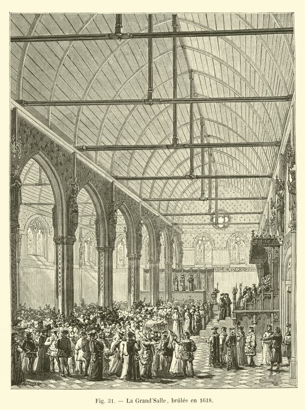 GrandSalle，于1618年被烧毁 作者 法语学校
