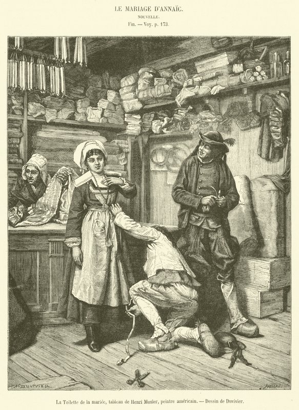 La Toilette de la mariee (雕刻) 作者 法语学校