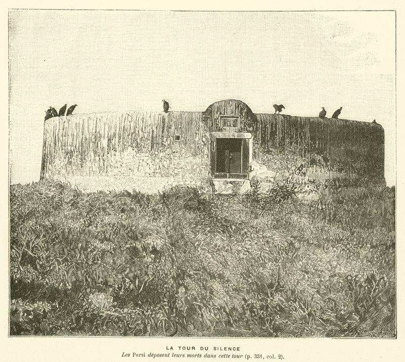 La Tour Du Silence (engraving) 作者 法语学校