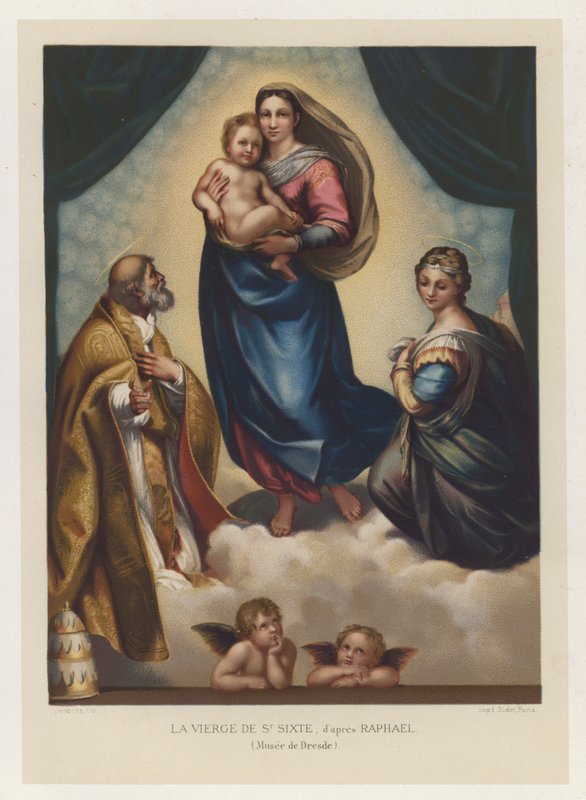 La Vierge De St Sixte, d