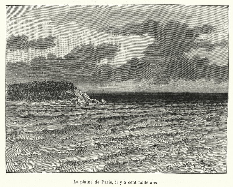 La plaine de Paris, il y a cent a mille ans (engraving) 作者 法语学校
