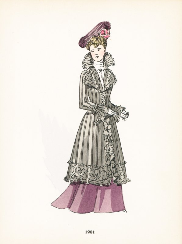 女士时装，1901年 作者 法语学校