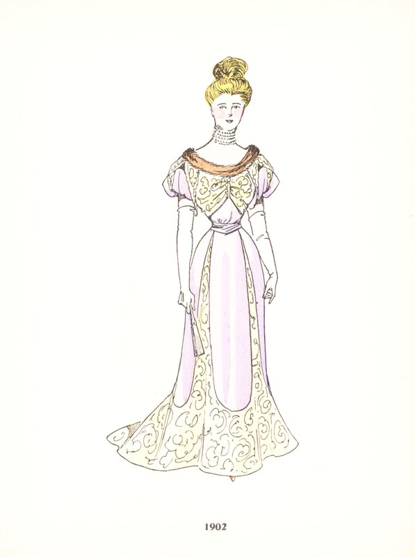 女士时装，1902年 作者 法语学校