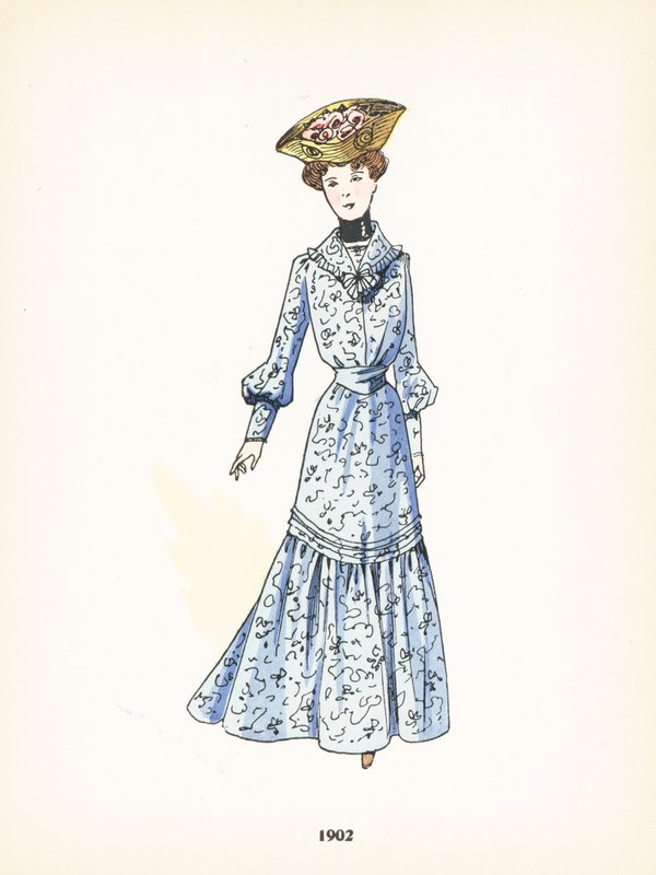 女士时装，1902年 作者 法语学校