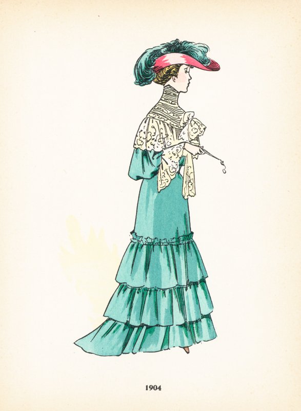 女士时装，1904年 作者 法语学校