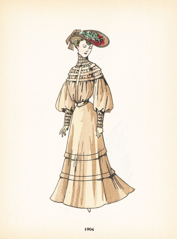 女士时装，1904年 作者 法语学校