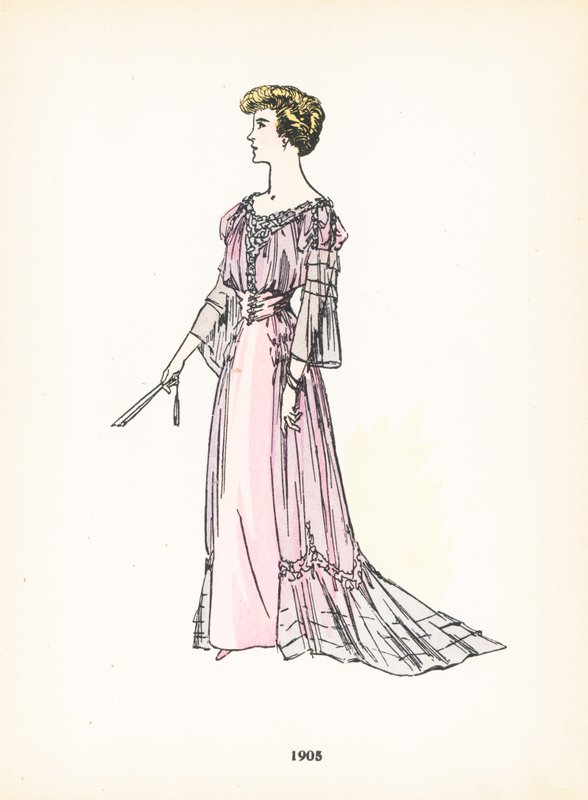 女士时装，1905年 作者 法语学校