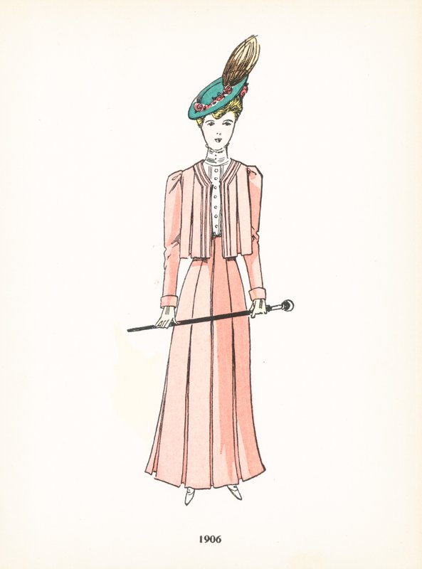 女士时装，1906年 作者 法语学校