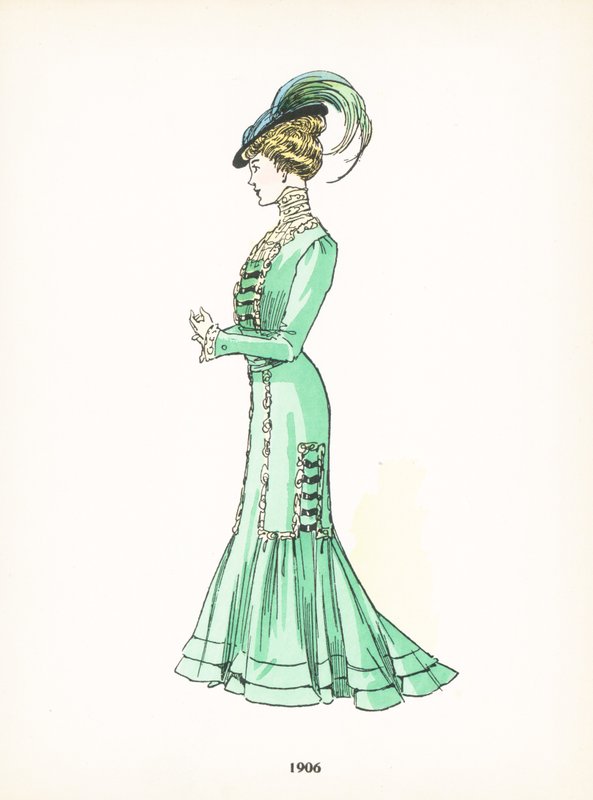 女士时装，1906年 作者 法语学校
