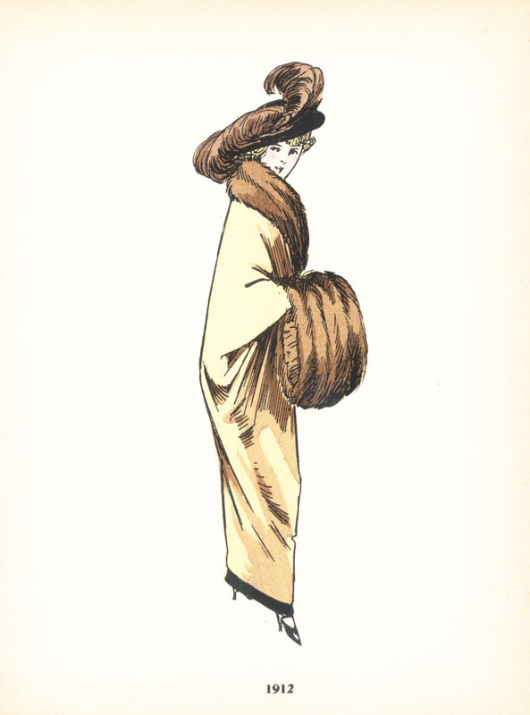 女士时装，1912年 作者 法语学校