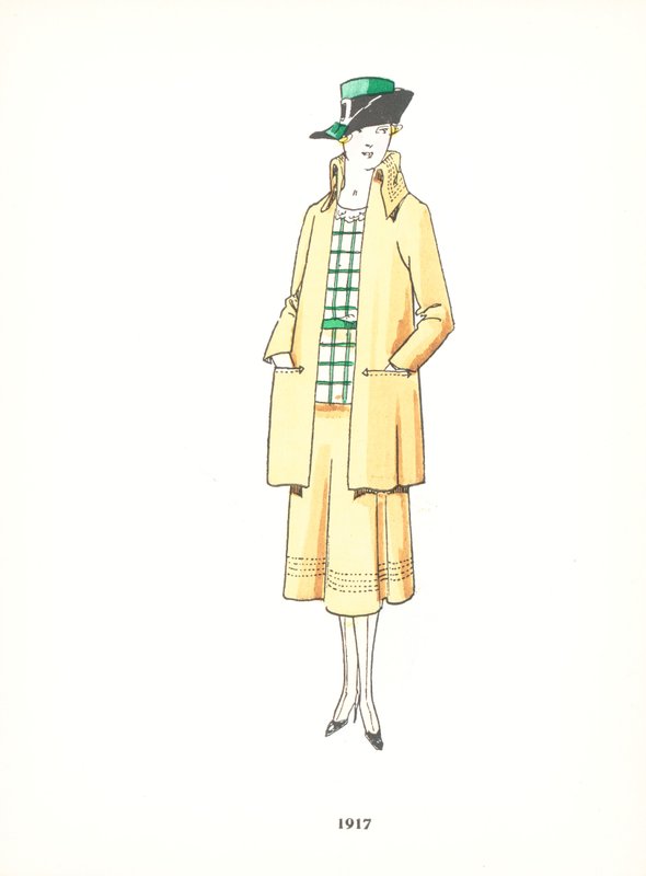 女士时装，1917年 作者 法语学校