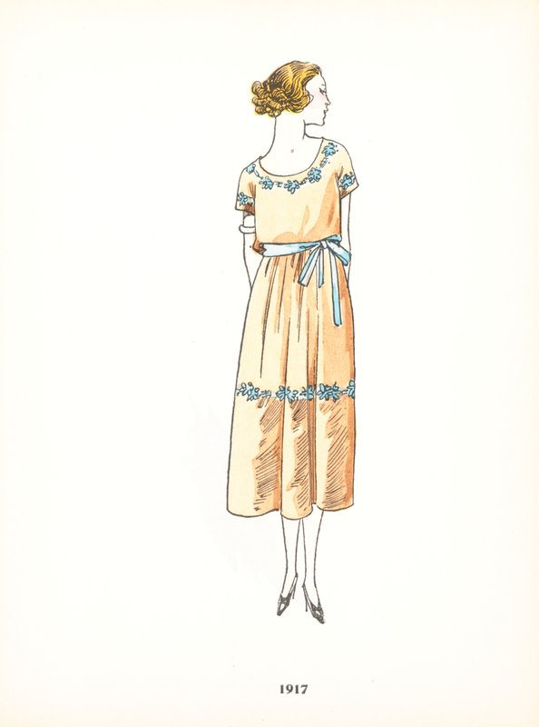 女士时装，1917年 作者 法语学校