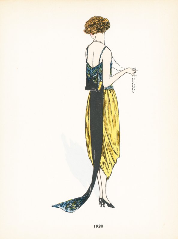 女士时装，1920年 作者 法语学校