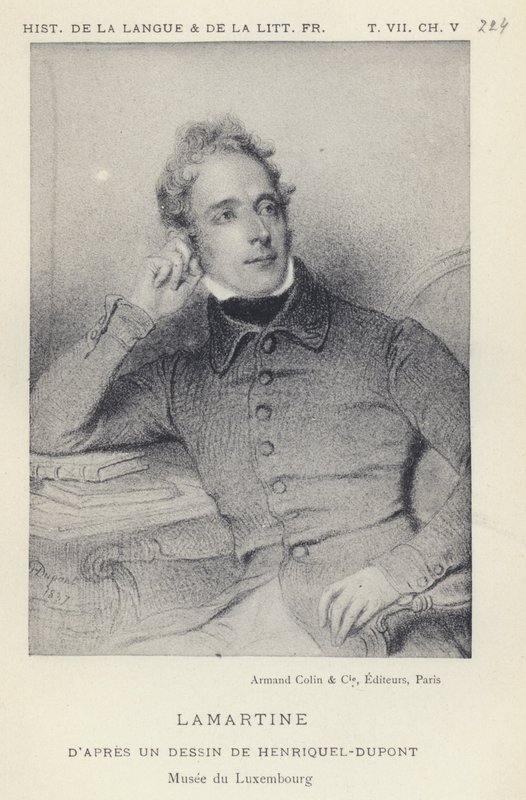 Lamartine (litho) 作者 法语学校