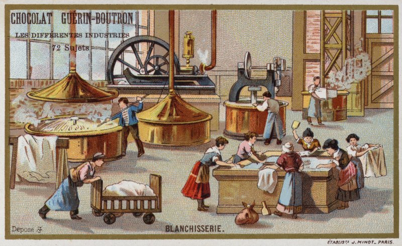 Laundry (chromolitho) 作者 法语学校