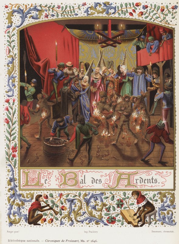 Le Bal des Ardents (chromolitho) 作者 法语学校